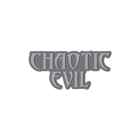 MORAL ALIGNMENT CHAOTIC EVIL ENAMEL PIN (C: 1-1-2)