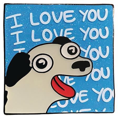 SARAHS SCRIBBLES I LOVE YOU DOG PIN (C: 1-1-2)