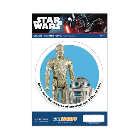 SW DROIDS ACTION FIGURE WINDOW DECAL (C: 1-1-0)