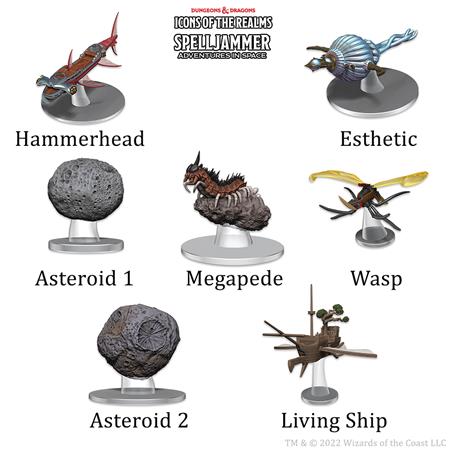 D&D ICONS REALMS SHIP SCALE ASTERIOD ENCOUNTERS (C: 0-1-2)