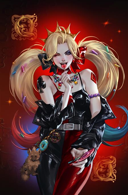 HARLEY QUINN #24 CVR D INC 1:25 LESLEY LEIRIX LI CARD STOCK VAR