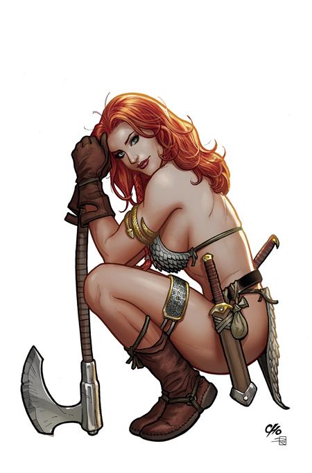 SAVAGE RED SONJA #1 CVR L CHO LTD VIRGIN (C: 0-1-2)