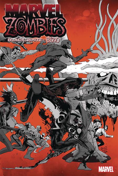 MARVEL ZOMBIES BLACK WHITE BLOOD #2 50 COPY INCV UNEARTHED V