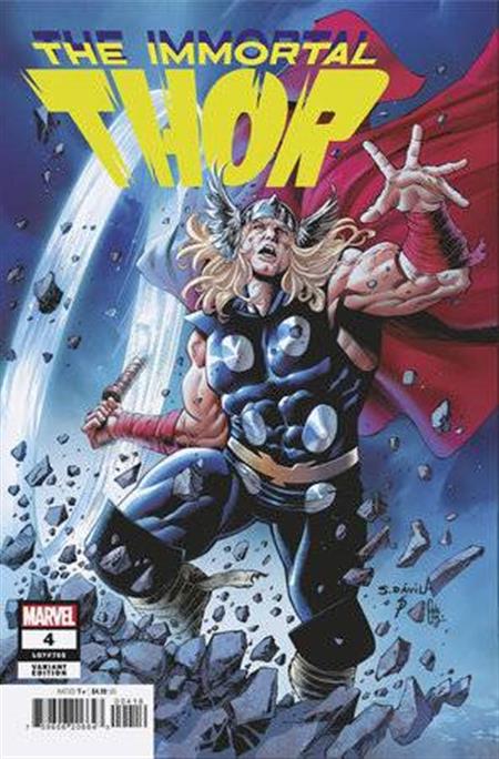 IMMORTAL THOR #4 25 COPY INCV SERGIO DAVILA  VAR