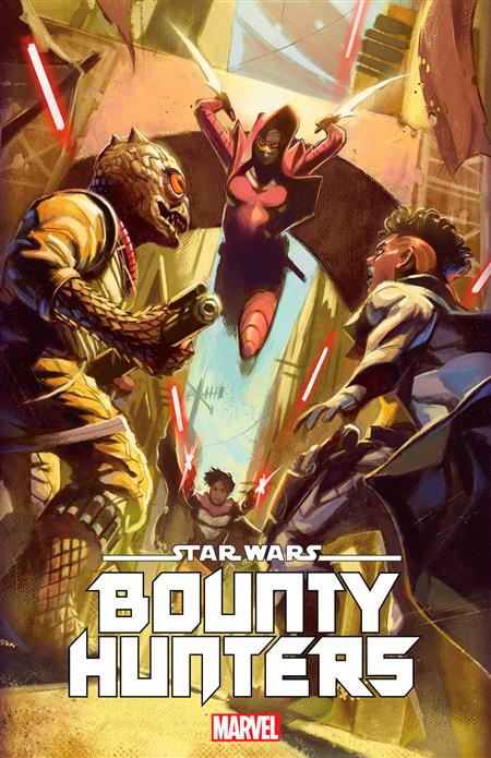 STAR WARS BOUNTY HUNTERS #40 25 COPY INCV BEN HARVEY VAR