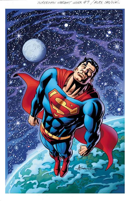 SUPERMAN #8 CVR G INC 1:50 ALEX SAVIUK CARD STOCK VAR