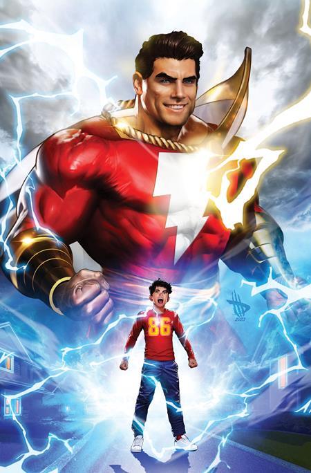 SHAZAM #6 CVR E INC 1:50 DAVE WILKINS CARD STOCK VAR