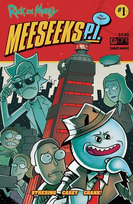 RICK AND MORTY MEESEEKS PI #1 (OF 4) CVR A FRED C STRESING & MEG CASEY (MR)