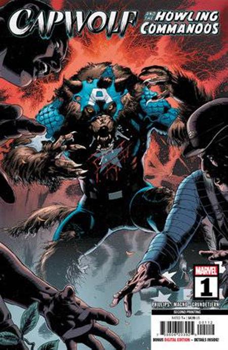 CAPWOLF HOWLING COMMANDOS #1 2ND PTG CARLOS MAGNO VAR