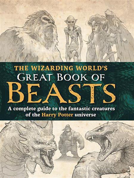 WIZARDING WORLDS GREAT BOOK OF BEASTS HC 