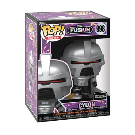 POP GAMES FUNKO FUSION S2 CYLON W/CH VIN FIG 