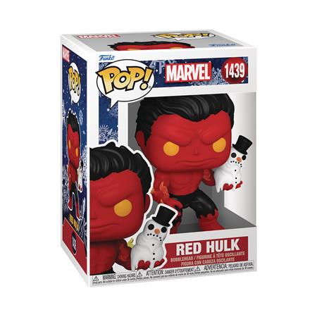 POP MARVEL HLDY S4 RED HULK VIN FIG 