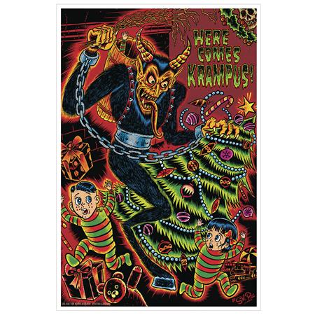 HERE COMES KRAMPUS PRINT (Net) 