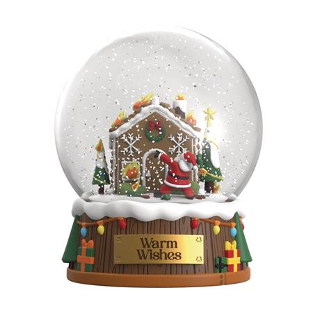 WARM WISHES 6IN POLYSTONE SNOWGLOBE (Net) 