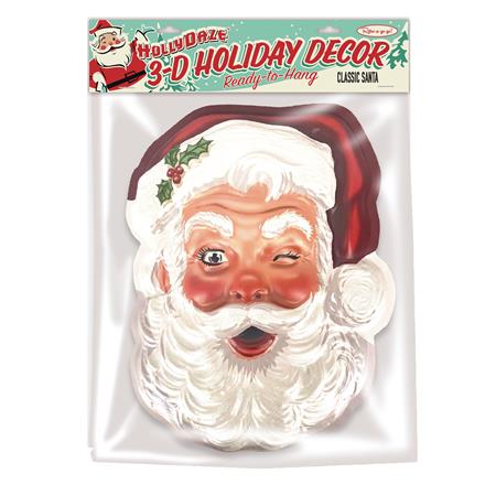 CLASSIC SANTA CLAUSE 3D WALL DECOR (Net) 