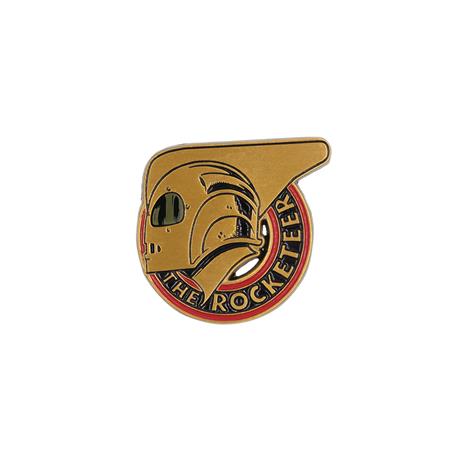 ROCKETEER BADGE 1.5IN ENAMEL PIN (Net) 