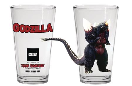 TOON TUMBLERS SPACE GODZILLA PINT GLASS 