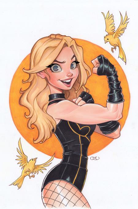 BLACK CANARY BEST OF THE BEST #1 (OF 6) CVR D INC 1:25 CHRISSIE ZULLO CARD STOCK VAR