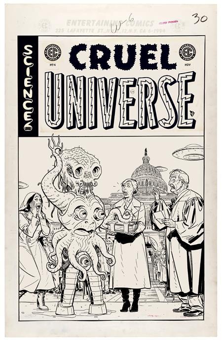 EC CRUEL UNIVERSE #4 (OF 5) CVR D INC 1:20 KANO B&W ARTIST EDITION VAR (MR)