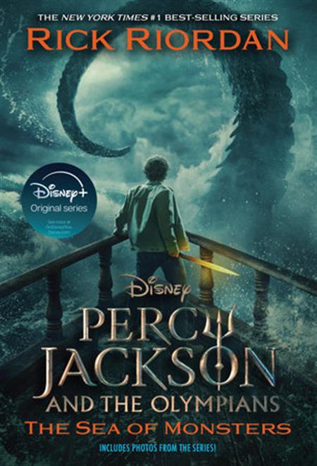 PERCY JACKSON AND THE OLYMPIANS BOOK TWO SEA OF MONSTERS DISNEY+ TIE IN EDITION TP