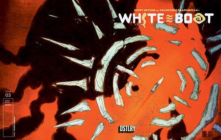 WHITE BOAT #3 CVR F GIUSEPPE CAMUNCOLI VARIANT (MR)