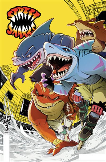 STREET SHARKS #3 VARIANT B (SANTTOS)