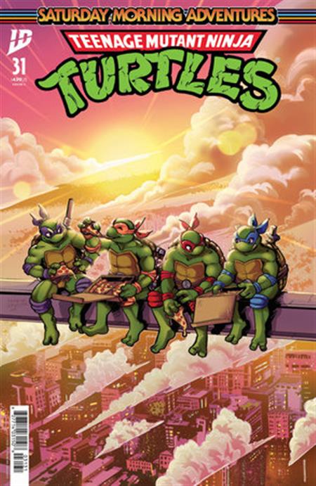 TEENAGE MUTANT NINJA TURTLES SATURDAY MORNING ADVENTURES #31 VARIANT C (DELGADO)