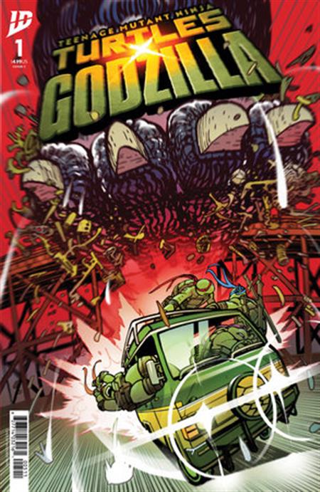 TEENAGE MUTANT NINJA TURTLES X GODZILLA #1 VARIANT C (RIVAS)