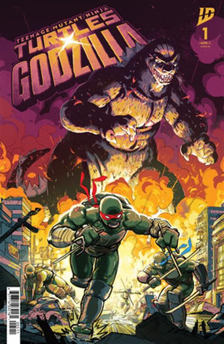 TEENAGE MUTANT NINJA TURTLES X GODZILLA #1 VARIANT RI (1:100) (ROSSMO)