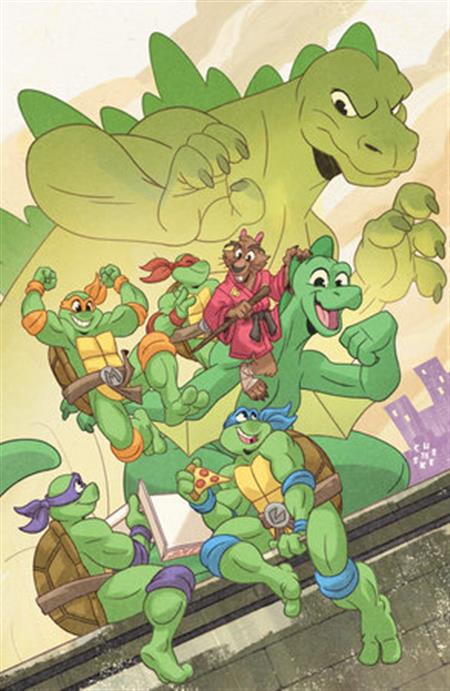 TEENAGE MUTANT NINJA TURTLES X GODZILLA #1 VARIANT RI (1:50) (GALLOWAY FULL ART)