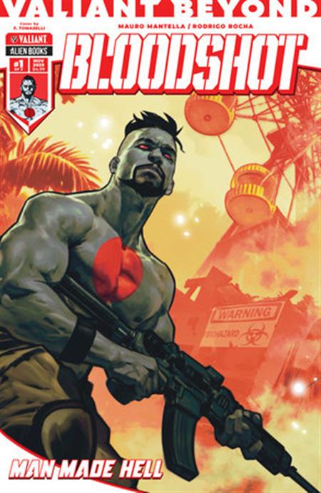 VALIANT BEYOND BLOODSHOT #4 MAN MADE HELL #1 VARIANT B (TOMASELLI) (MR)