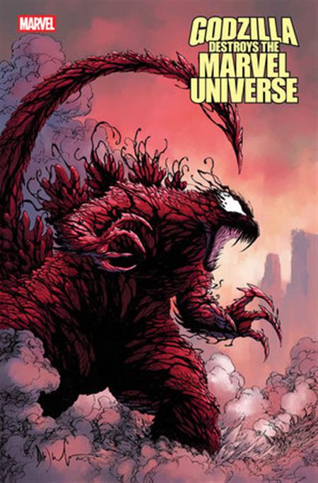 GODZILLA DESTROYS THE MARVEL UNIVERSE #5 DAVE WACHTER MARVELIZED CARNAGE-ZILLA VARIANT