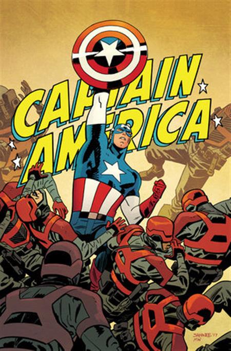 BLACK WIDOW & CAPTAIN AMERICA BY WAID & SAMNEE OMNIBUS HC CHRIS SAMNEE CAPTAIN AMERICA COVER [DM ONLY]