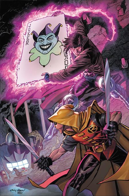 DC MARVEL BATMAN DEADPOOL #1 (ONE SHOT) CVR I ANDY KUBERT DAMIAN WAYNE GAMBIT CARD STOCK VAR