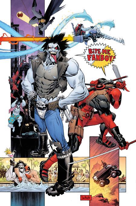 DC MARVEL BATMAN DEADPOOL #1 (ONE SHOT) CVR M SEAN GORDON MURPHY LOBO DEADPOOL CARD STOCK VAR