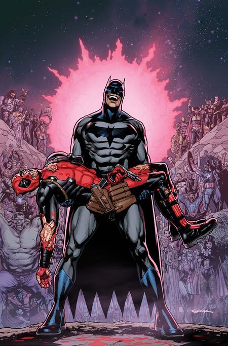 DC MARVEL BATMAN DEADPOOL #1 (ONE SHOT) CVR R RYAN SOOK CRISIS ON INFINITE EARTHS 7 HOMAGE CARD STOCK VAR