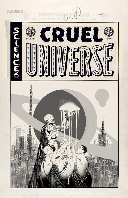EC CRUEL UNIVERSE 2 #4 (OF 12) CVR D INC 1:20 NAOMI FRANQ B&W ARTIST EDITION VAR