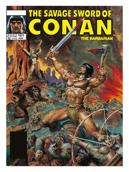 SAVAGE SWORD OF CONAN THE ORIGINAL COMICS OMNIBUS HC VOL 11 DIRECT MARKET EDITION DOUG BEEKMAN CVR (MR)