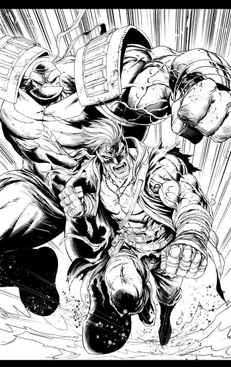FINAL BOSS #1 CVR J TYLER KIRKHAM YOUNGBLOOD TEAM UP B&W VIRGIN VAR (MR)