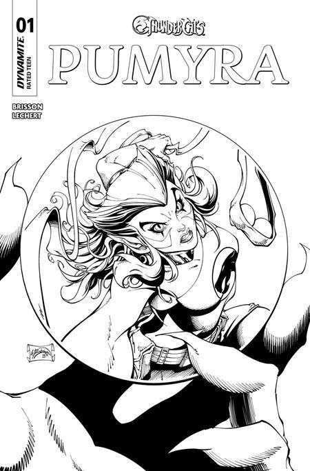 THUNDERCATS PUMYRA #1 CVR M INC 1:7 WILL ROBSON LINE ART FOC BONUS VAR