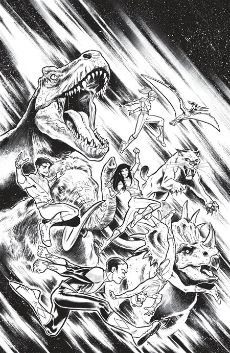 MIGHTY MORPHIN POWER RANGERS (2026) #6 H 1:25 INCV VARIANT (FULL ART CAMPANA)