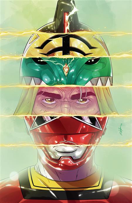 POWER RANGERS GREEN #4 F 1:20 INCV VARIANT (FULL ART GRIFFIN)