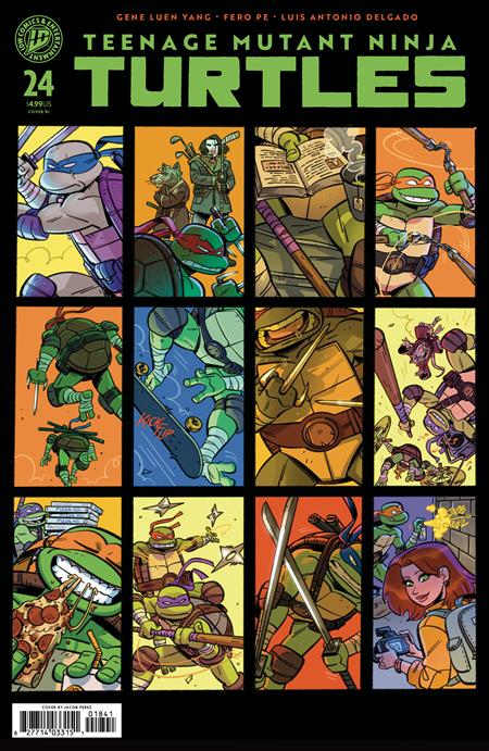 TEENAGE MUTANT NINJA TURTLES #24 VARIANT RI 1:25 (PEREZ)