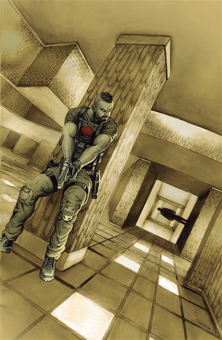 VALIANT BEYOND BLOODSHOT #8--TOY SOLDIERS #2 FINALE VARIANT C (SANZ FULL ART) (MR)