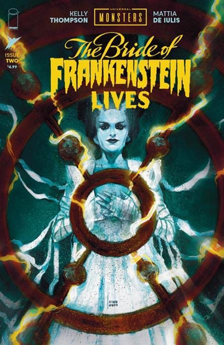 UNIVERSAL MONSTERS THE BRIDE OF FRANKENSTEIN LIVES #2 (OF 4) CVR F INC 1:75 MARTIN SIMMONDS VAR
