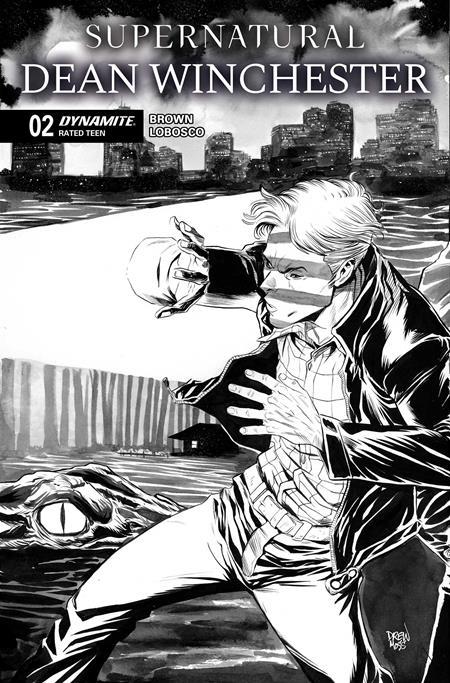 SUPERNATURAL DEAN WINCHESTER #2 CVR K DREW MOSS LINE ART VIRGIN VAR